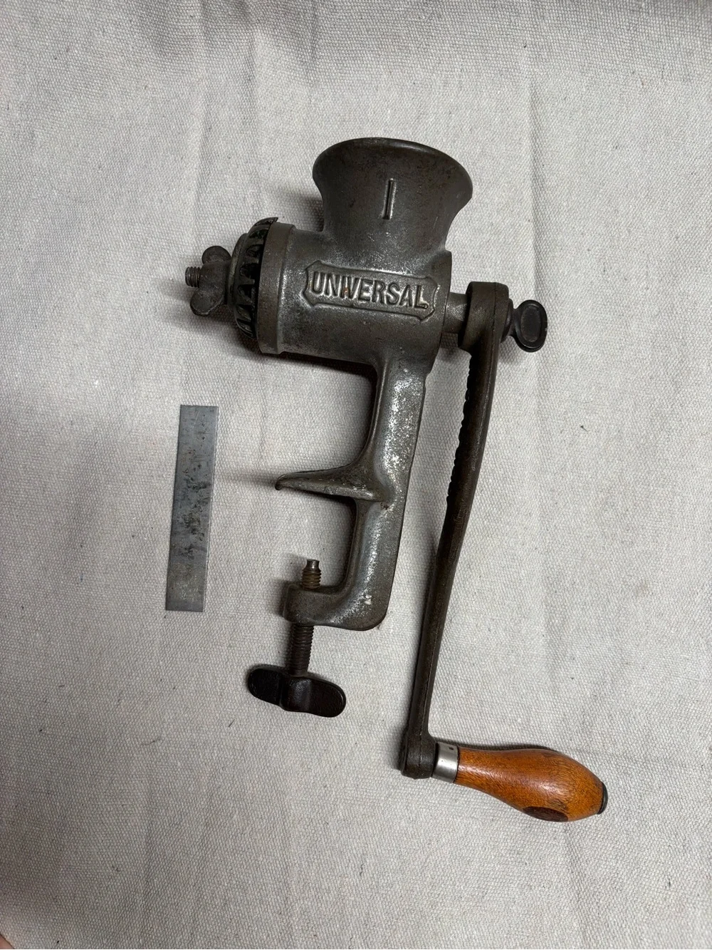 Antique Universal Co. food chopper and meat grinder